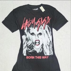 Aeropostale Lady Gaga Born This Way Graphic Tee Women's US Size Small! ✨️ NWT